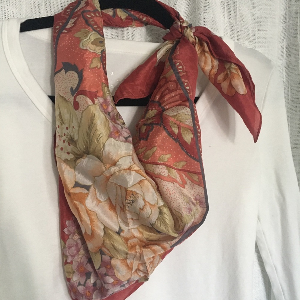 Vintage Oscar de la Renta Silk Scarf